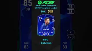 FC 25 UEFA Champions League RTTK Ben Godfrey 85 - SBC