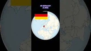 Top 10 countries by HDI 🌎||#geography#shorts#countryballs