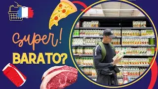 O QUE COMPREI COM 100 EUROS no supermercado FRANCÊS 😱🇫🇷 #frança #europa #suica #brasil #Eleclair
