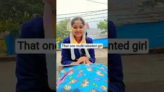 that one multi talented girl😊 #trending #students #cllass #school #ytshorts #talented