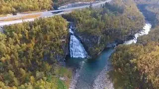 Automn Colors in finnish #Lapland . #drone video