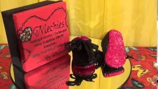 SOLD: Customized Black Red Bottoms Rhinestone Newborn BOY Shoes Sz 1  MECHIES SHOES by AKIMIT1114