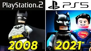 Эволюция игр LEGO BATMAN для PlayStation (2008-2021)