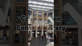 Copenhagen Central Library 📚🇩🇰 #copenhagen #library #discoverdenmark