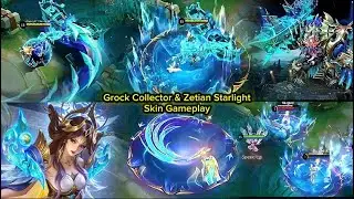 Grock Collector Titans Series & Zetian Starlight Skins Animation & Gameplay #Zetian #Grock #gameplay