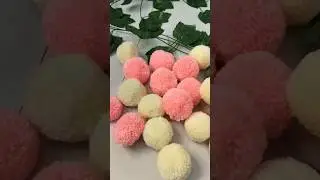 Create Fluffy Pom Poms With These Creative Techniques || Diy Pom Poms #trending #shorts #diy #craft