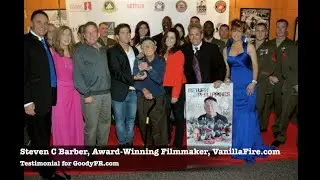 Filmmaker Steven C Barber cheers Goody PR for Memorial Day Premiere Success