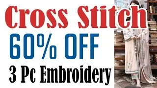 Cross Stitch 3pc Embroidery Latest Articles at Flat 60%