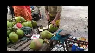 Amazing  Coconut water cutting skills| How to cut coconut