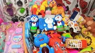 4 Minutes Satisfying with Unboxing Barbie doll Kitchen set , Racing Bike Swing Slide House Review