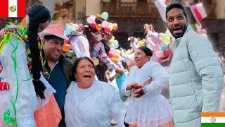 ¡¡Este chico indio quiere quedarse en Perú!! | Conociendo un mercado impresionante en Cusco 🇮🇳🇵🇪