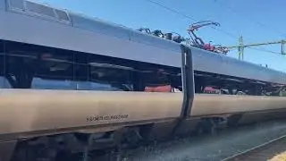 X55/SJ3000 ankommer Sundsvall Central fr&aring;n Stockholm C