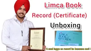 Unboxing - Limca Book of Record ( Most Superman Push-ups in 1 minute - Kuwar Amritbir Singh