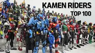 TOP 100 Kamen Riders Figure｜全仮面ライダー大投票 フィギュア100体を一堂に集めてみた