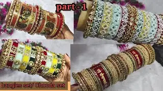Bangles set/ chuda set haul part --1 festival special bangles #bangles #bangleshaul #festivalspecial