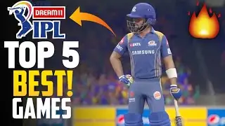 🔥Top 5 Best IPL 2020 Cricket Games For Android Devices - In Hindi | New IPL T20 Android Games
