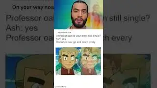 Prof. Oak's thirst for Ash's mom is too real 😍🤤