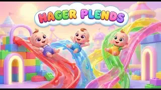 Colorful Slides Song 🌈 | Learn Colors with Fun | Kids Nursery Rhymes