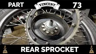 Restoration of 1951 Vincent Rapide - Part 73 - The case of a Separated Rear Sprocket
