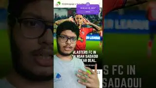Noah Sadaoui Joins Kerala Blasters 📰🗞️ #football #isl #indianfootball #transfernews #kbfc #fcg