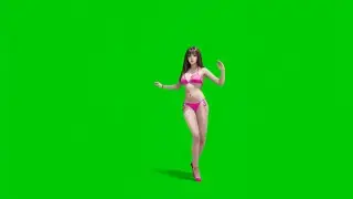 Girl dance green screen video | Indian girl beach dance green screen video status