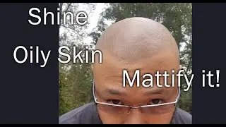 Shiny Head Removal with Zero Shine and ZSR Zero Shine Remover - SMP scalp micropigmentation