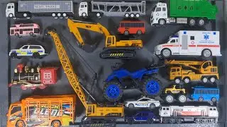 Temukan mobil mobilan, mobil polisi, ambulance, truk sqmpah, crawler crane, excavator, bus tayo
