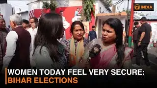 Women today feel very secure: Bihar Elections