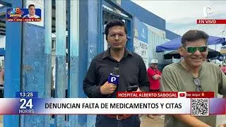 Pacientes de EsSalud denuncian falta de medicamentos en hospital Sabogal