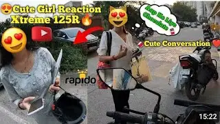 Rirls feel in love rapido rider 🚲🔥 | Girl Passenger Reaction | Real Story