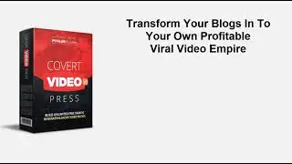 COVERT VIDEO PRESS Review(Automated Traffic From Facebook, Twitter, Pinterest & other Social Media)