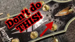 HACKED Gibson Custom Shop. But that's not the worst part... 