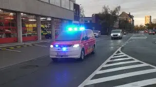 [PRIMEUR] Nieuwe commandowagen, Autopomp en Ladderwagen Roeselare spoed naar een brand interventie
