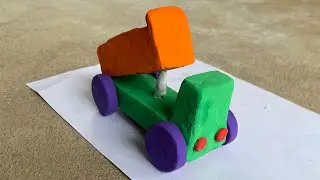 Colorful Clay Dump Truck DIY | Fun Clay Art