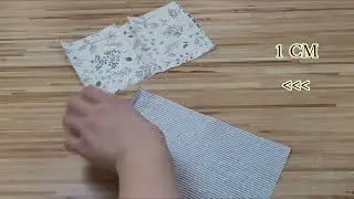 DIY Mini Pouch for Pads, Masks & Cards 💖 | Easy Sewing Tutorial