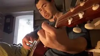 Russian - Lonely Accordion (одинокая гармонь (Oddeenokkaya Garmonn')) (With Fingerstyle Guitar)