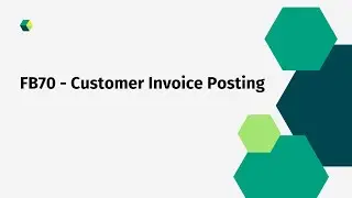 FB70  How to Post Customer Invoice in SAP