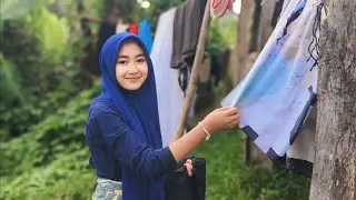 Potret Kehidupan Sederhana Gadis desa cantik neng Cantika
