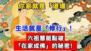你家就是「道場」，生活就是「修行」！六祖慧能點破「在家成佛」的秘密！#佛陀#佛學#佛教#禪修#佛法智慧#佛教故事#佛教文化#佛學知識 #佛學智慧 #明月禅心
