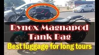 Rynox Magnapod Tank Bag Detailed Review | ChilloutRides