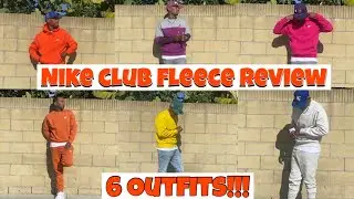 Обзор флиса Nike Club! Худи, толстовки с круглым вырезом и джоггеры | Лучше, чем технический флис | 6 идей для нарядов