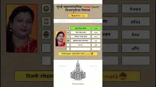 Mumbai BMC Election 2017 Result | Ward no :- 59 #mumbai #bmc #election #result #bmcelection