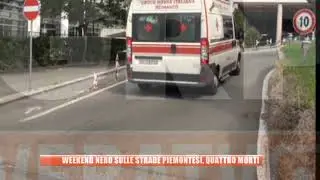 Weekend nero sulle strade piemontesi, quattro morti