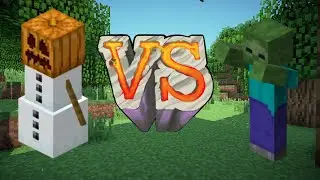 Snow Golem VS Zombie: Testing the resistance of Zombieagainst Snow Golem