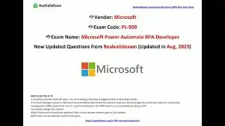[Aug, 2023] Realvalidexam PL-500 PDF Dumps and PL-500 Exam Questions (Q70-Q85)