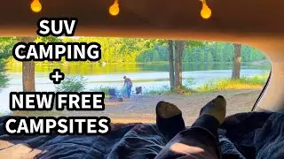SUV Camping and New FREE Campsites by Lakes