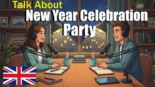 How to Talk About Your New Year Celebration Party in English |Easy English Conversation Practice