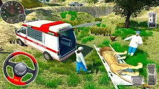 Animal Ambulance Rescue Simulator - Emergency Van Off-road Driver 3D | Android GamePlay