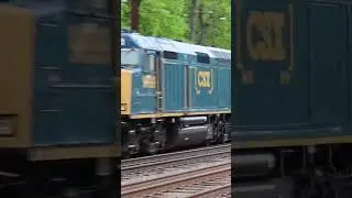 CSX F40PH #9999 trailing CSX Q410 (5/13/22)
