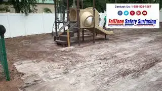 FallZone Playground Surface Poured in Place Rubber Sub-Base Preparation fallzonesafetysurfacing.com